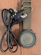 SUUNTO TRAVERSE ALPHA Digital Watch Gray Nylon Strap Used Condition
