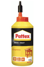 Colle bois Express 750Gr rapide montage assemblage placage contrecollage PATTEX