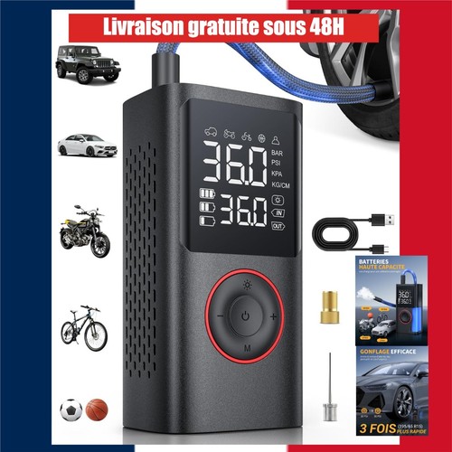 Gonfleur pneus voiture sans