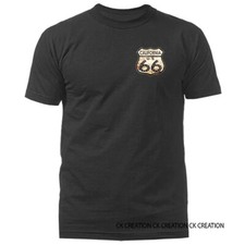 Route 66 California Sign Left Chest Graphic T-shirt