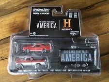 GREENLIGHT 1965 FORD MUSTANG & 1967 FORD F-100 1:64