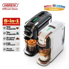 Machine à Café HIBREW H2B 5 en 1 pour Dolce Gusto Nespresso et Café Moulu EU