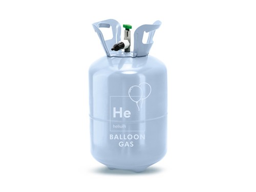 Bouteille hélium bleue 30 - d'hélium, bleue,