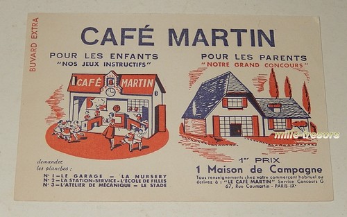 Buvard extra cafe martin - buvard,
