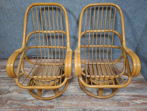 Paire fauteuils pivotants - fauteuils,
