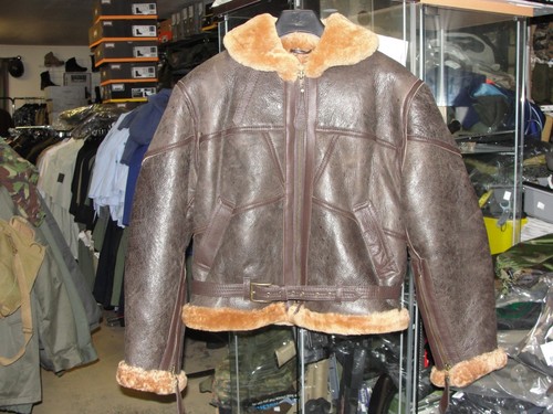 Blouson cuir pilote raf - en,
