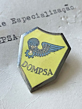 Rare Authentic Vintage Brazil Brevet Dompsa Parachute Rigger Badge Insignia PARA