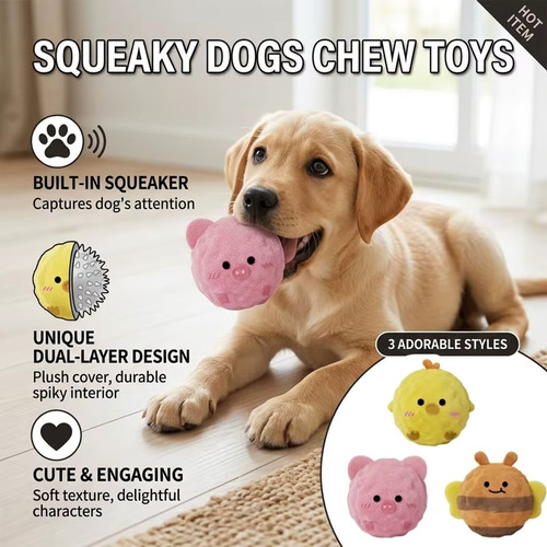 Jouet chien boule - jouet, peluche