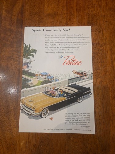 1956 pontiac yellow black - 1956,