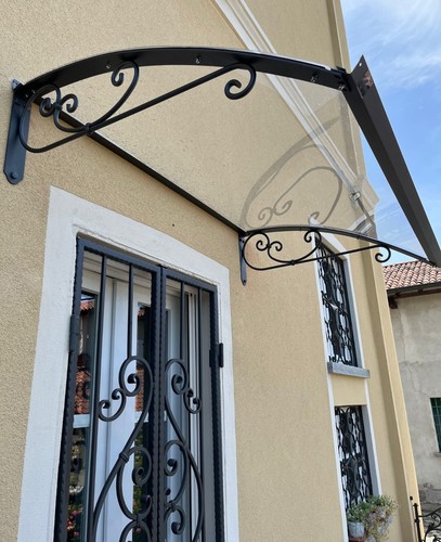 Auvent fer porte diy - fer,