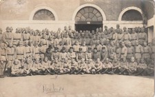 Y469 CPA MILITARIA Photo Card - Military Group 1st Cie Colombophiles