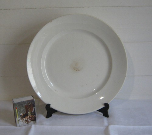Creil montereau plat blanc - montereau,