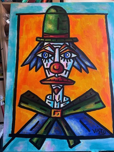 Clown chapeau - clown, au