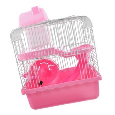  Cage à rats double couche, cage à hamsters, en fil métallique, grand espace,