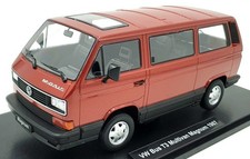 KK Scale 1/18 Scale Diecast KKDC180991 VW Bus T3 Multivan Magnum 1987 Red