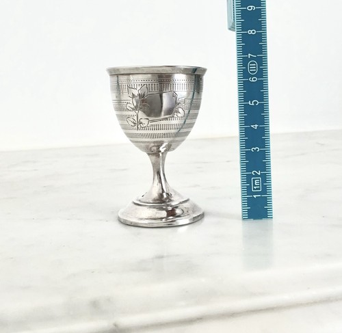 Ancien coquetier argent - coquetier,