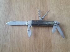 RARE SHUTTLE KNIFE BARGEON 6 PIECES 2 MITERS FRANCE THIERS HORN MULTIFUNCTION