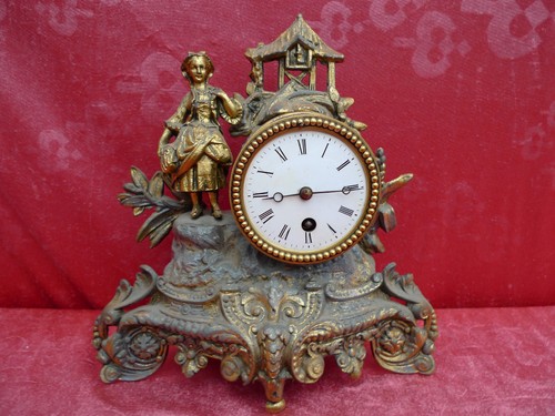 Belle vieux horloge - belle, de