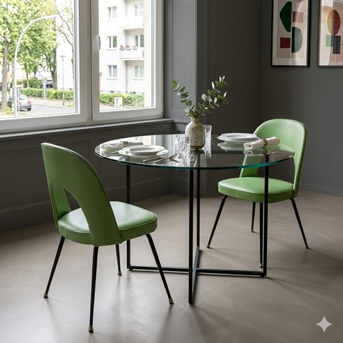 Chaises vintage simili cuir - simili,