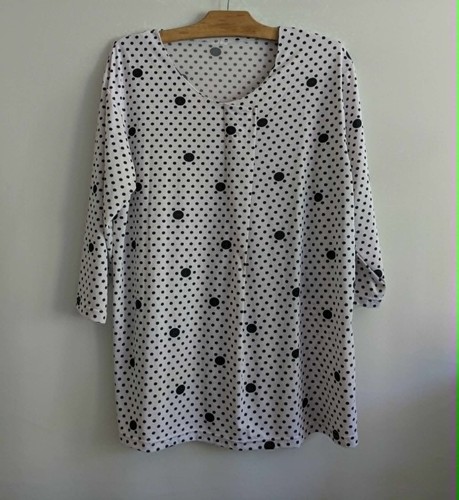 Blouse blanche pois - blanche,