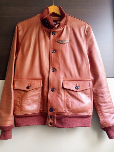 Blouson cuir pilote - cuir,