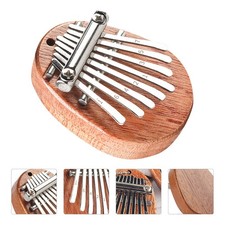  Piano à pouce en bois à 8 touches, Instrument de musique Kalimba Portable, 1