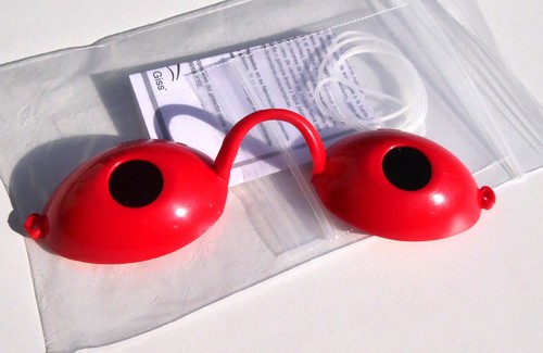 Elastic goggles red eye - elastic,