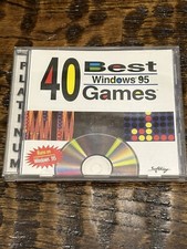 SoftKey Pre-Owned 40 Best Windows 95 Games (PC, 1996) Platinum Version