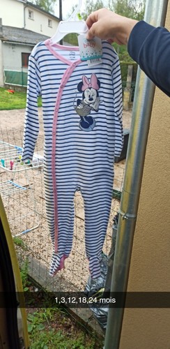 Pyjama grenouillère minnie - pyjama,