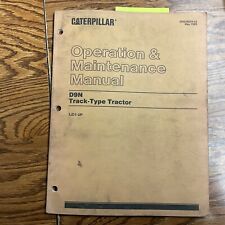 CAT Caterpillar D9N OPERATION & MAINTENANCE MANUAL TRACTOR BULLDOZER GUIDE, 1JD
