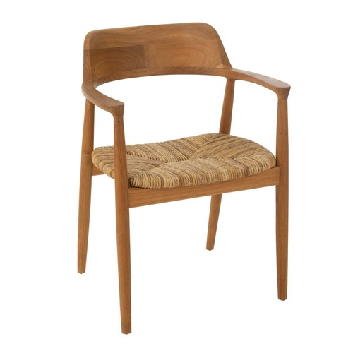 Chaise teck hiro 77cm - chaise,