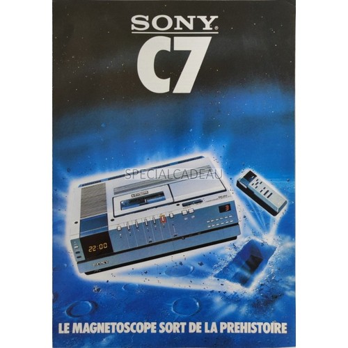 Brochure magnétoscope sony - brochure, c7