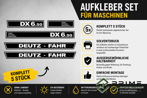 Jeu autocollants deutz fahr - d'autocollants,