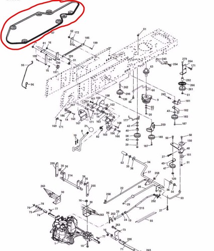 Ceinture transmission hydro - transmission,