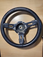 Volant cuir vintage Renault R8 Ø30 cm – entraxe 6x70 mm – usé