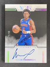 Ausar Thompson 2024-25 Panini Noir Auto Noir Color /99 #ANC-AUS