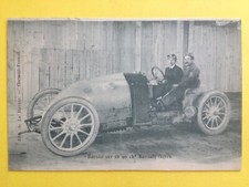 Old postcard AUTOMOTIVE RACING CAR Renault Frères CAR RACE Le Pilote Maurice BERNIN