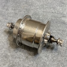 Schmidts Nabendynamo Dynamo Hub Disc 36H QR Polished-6V-3W-26”-28”-untested[ssg]