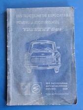Romania Trabant 601  automobile Car Instruction Manual 1978