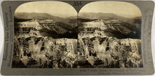 USA, Utah, Sevier National Forest, Cedar Breaks, vintage print, ca.1900, stéréo 