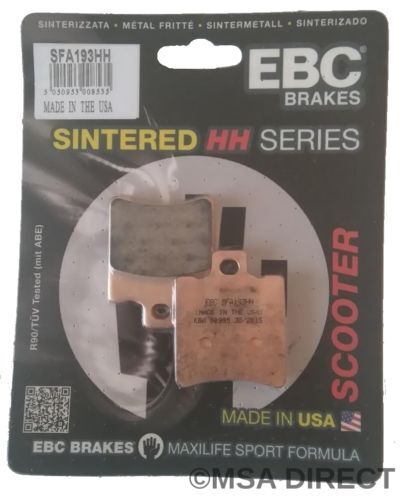 Ebc plaquettes frein avant - de,