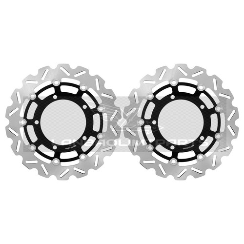 2xdisques frein avant - frein, pour