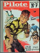 JOURNAL PILOTE RECUEIL ALBUM N 7 RELIURE FRANCAISE GRISE