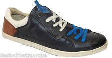 KICKERS AMBASSY Chaussure baskets homme cuir noir