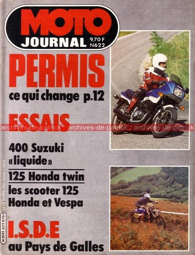 Moto journal 622 - journal, gsx
