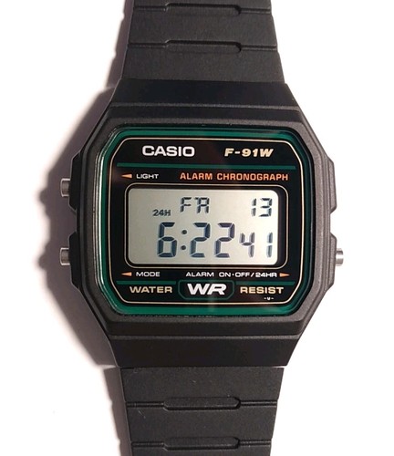 Montre numérique casio 91w - montre, f-91w