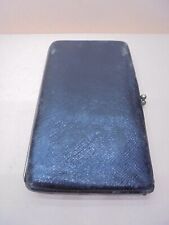 Antique Black Steel Cooked Cigarette Case.