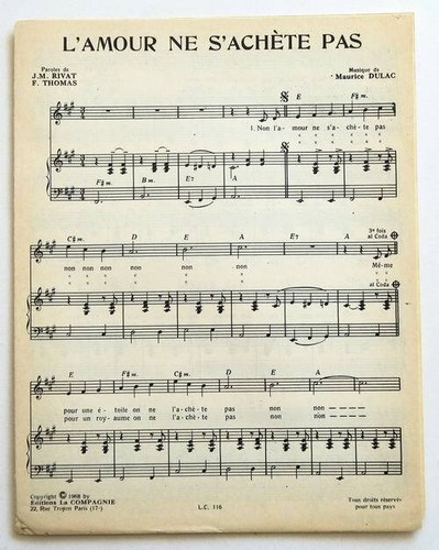 Partition sheet music r - partition,