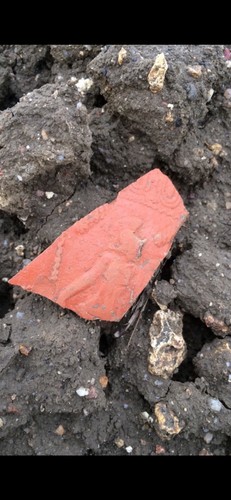 Jaspe rouge brut fragment - –,