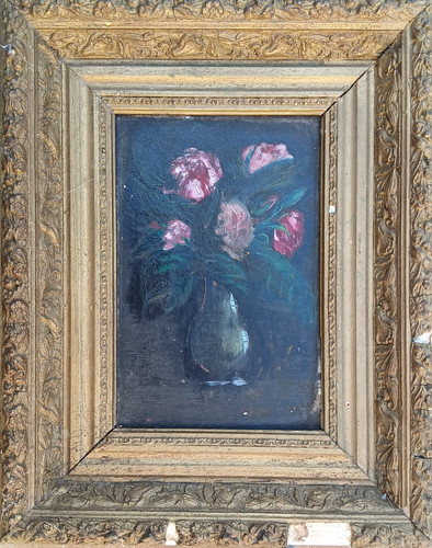 Ancien bouquet fleurs - de,  